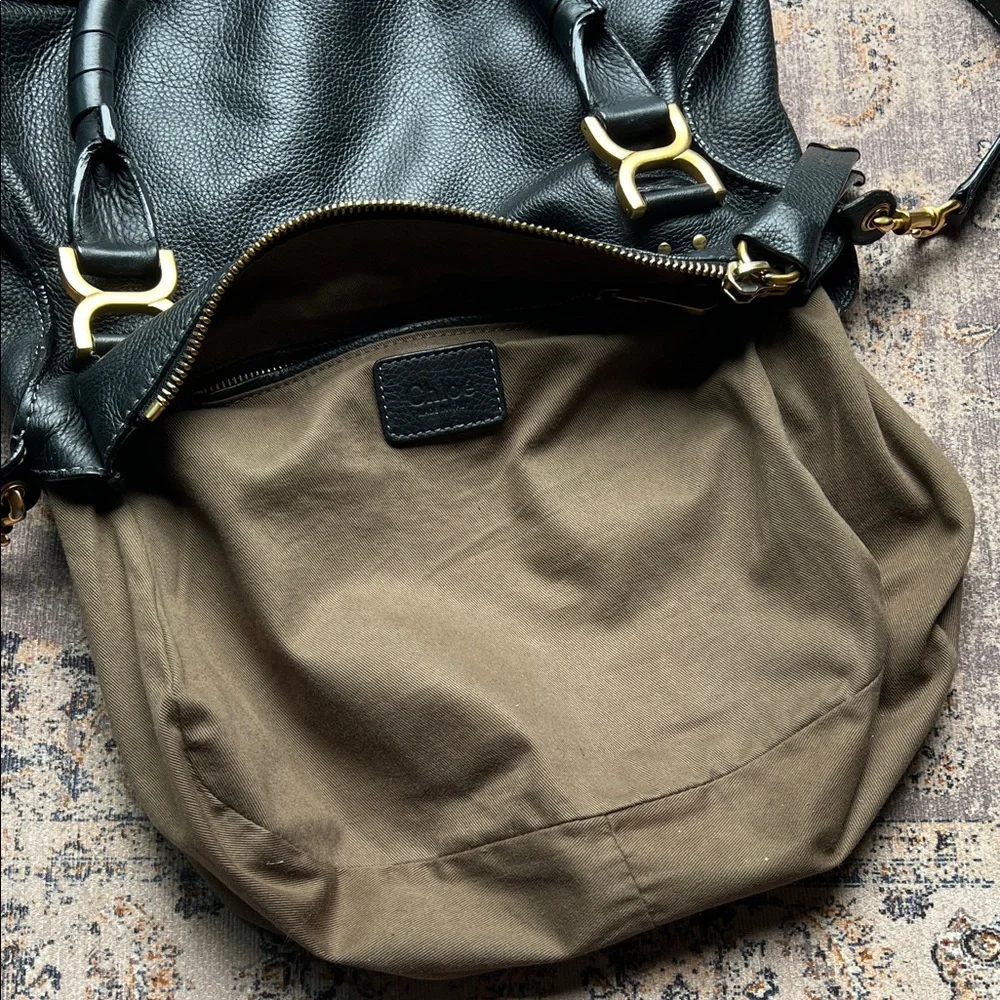 Black Chloe Marcie Bag Medium - Picture 7 of 15